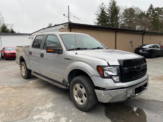 FORD F150 SUPER 2011 gray crew pic flexible fuel 1FTFW1EF8BFB85703 photo #1