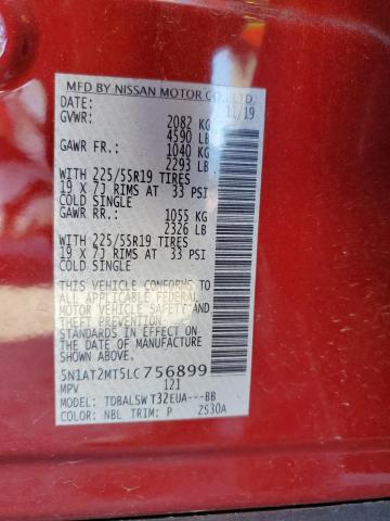 2020 NISSAN ROGUE S - 5N1AT2MT5LC756899