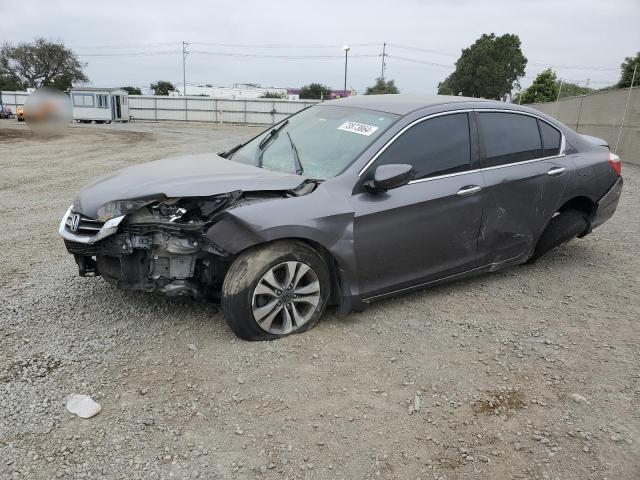 HONDA ACCORD LX 2015 gray  gas 1HGCR2F39FA215963 photo #1