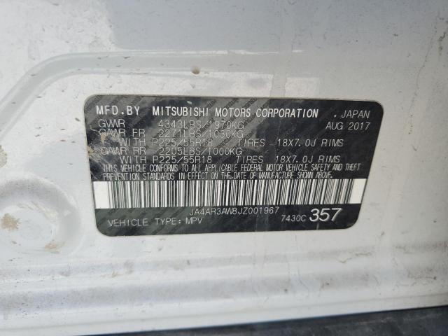 2018 MITSUBISHI OUTLANDER - JA4AR3AW8JZ001967