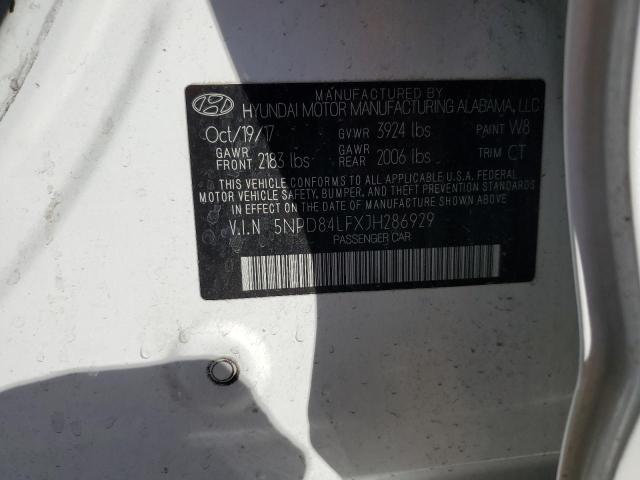 2018 HYUNDAI ELANTRA SE - 5NPD84LFXJH286929