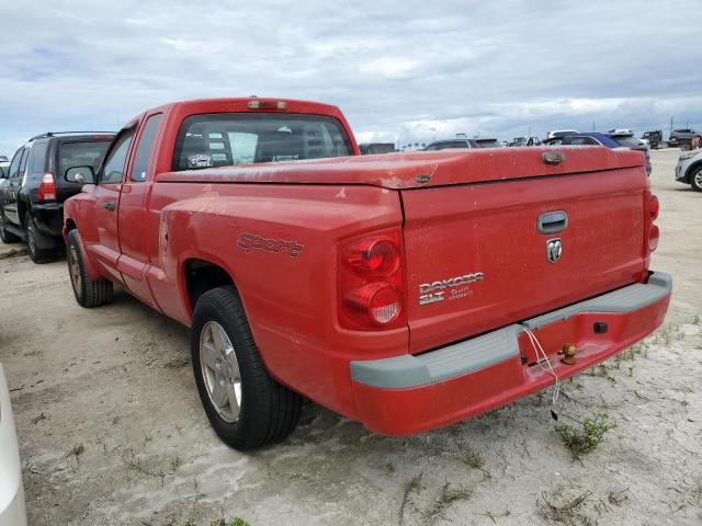 DODGE DAKOTA SLT 2006 red  gas 1D7HE42K26S591087 photo #3