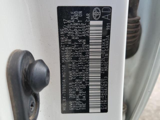 2018 TOYOTA COROLLA - 2T1BURHE6JC980858