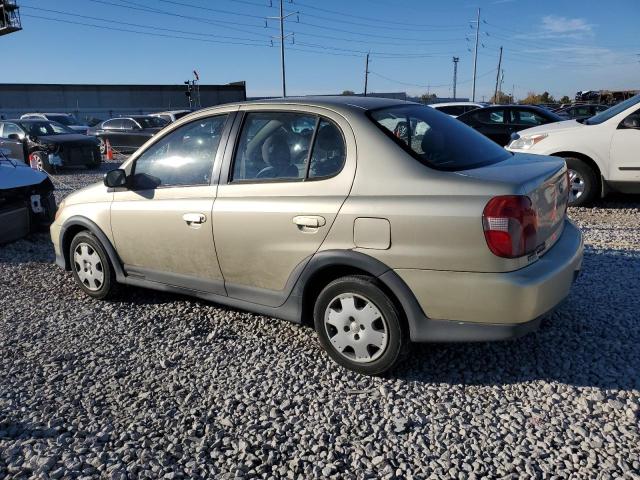 TOYOTA ECHO 2000 gold sedan 4d gas JTDBT1238Y0023423 photo #3