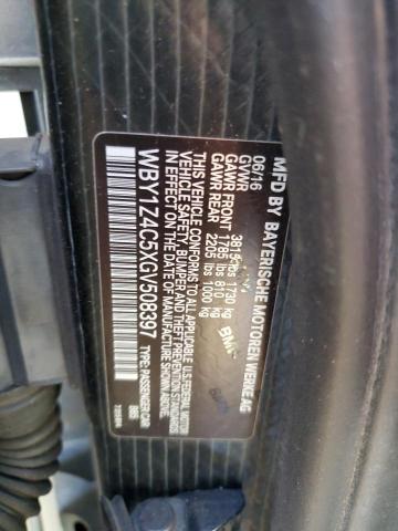 2016 BMW I3 REX - WBY1Z4C5XGV508397