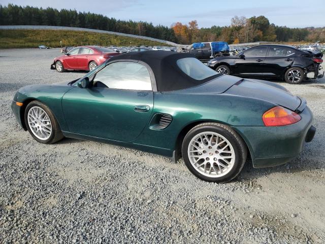 PORSCHE BOXSTER 2001 green converti gas WP0CA29891U623724 photo #3