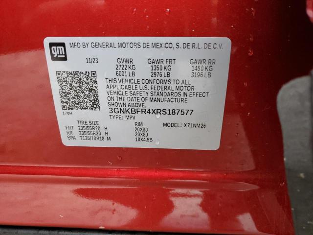 2024 CHEVROLET BLAZER PRE - 3GNKBFR4XRS187577