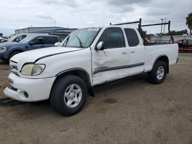 TOYOTA TUNDRA ACC 2004 white  gas 5TBRT341X4S447059 photo #1