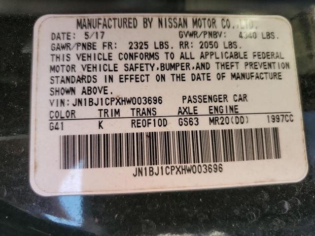 2017 NISSAN ROGUE SPOR - JN1BJ1CPXHW003696