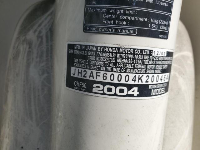 2004 HONDA CHF50 JH2AF60004K200464