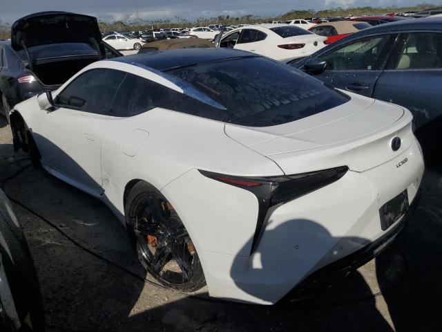 LEXUS LC 500 2022 white  gas JTHLP5AY3NA105772 photo #3