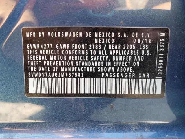 2018 VOLKSWAGEN GOLF SPORT - 3VWD17AU6JM767582