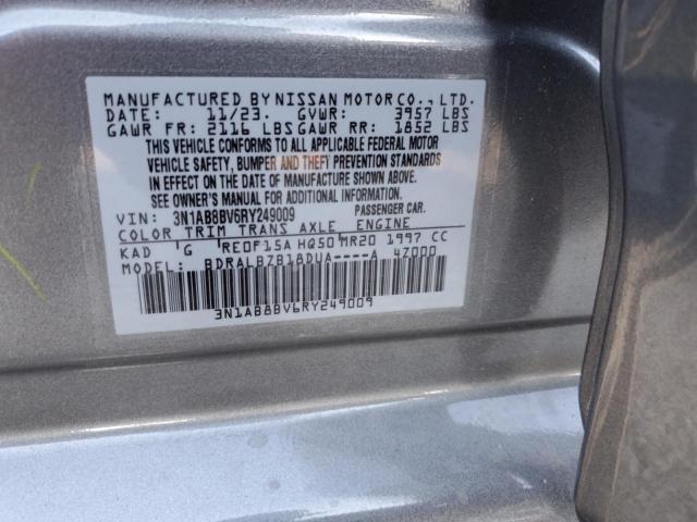 2024 NISSAN SENTRA S - 3N1AB8BV6RY249009