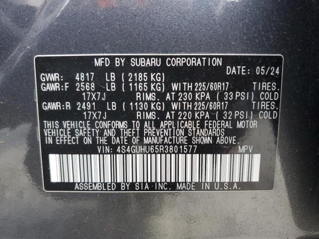 2024 SUBARU CROSSTREK - 4S4GUHU65R3801577