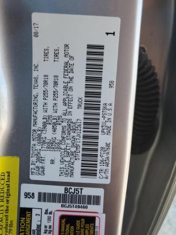 2018 TOYOTA TUNDRA CRE - 5TFEM5F17JX123617