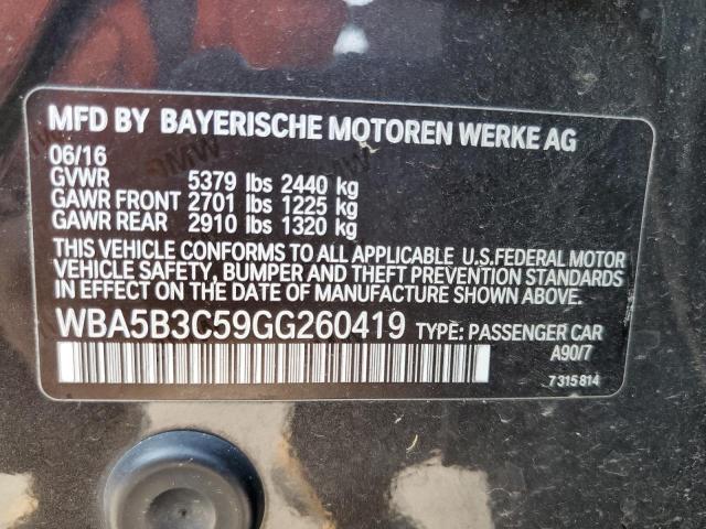 2016 BMW 535 XI - WBA5B3C59GG260419