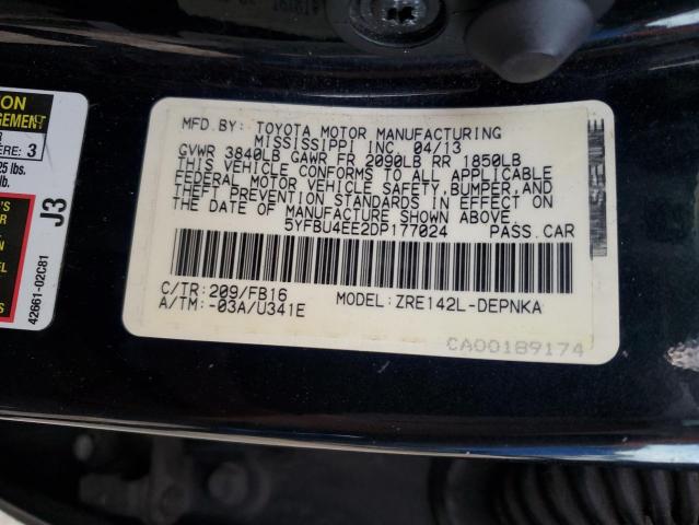 VIN 5YFBU4EE2DP177024 2013 Toyota Corolla, Base no.13