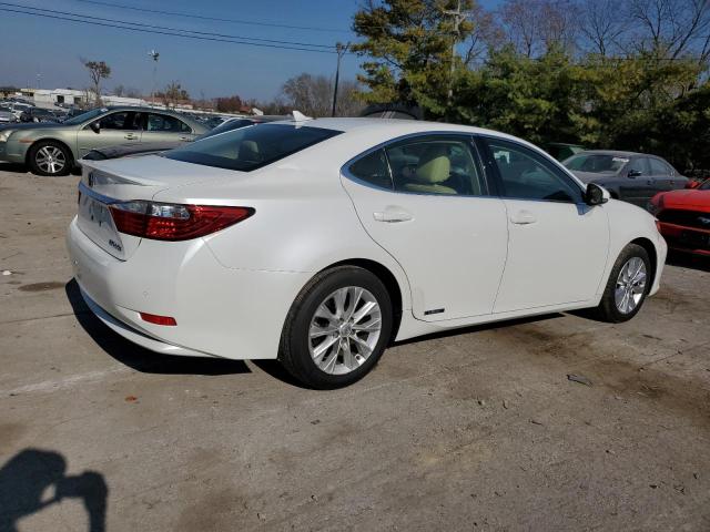 LEXUS ES 300H 2013 white sedan 4d hybrid engine JTHBW1GG9D2037556 photo #4