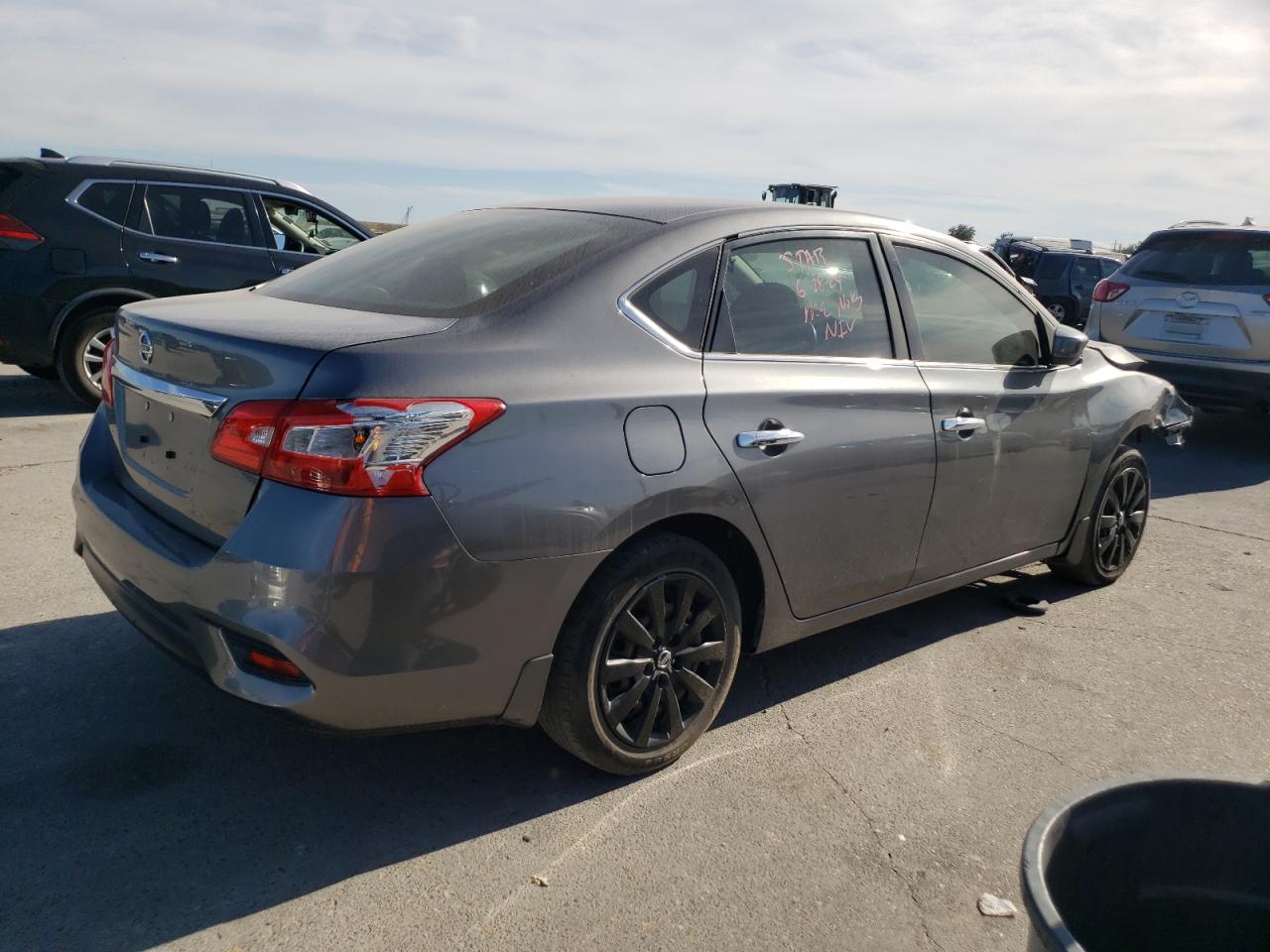 NISSAN SENTRA S 2019 charcoal  gas 3N1AB7AP4KY397663 photo #4