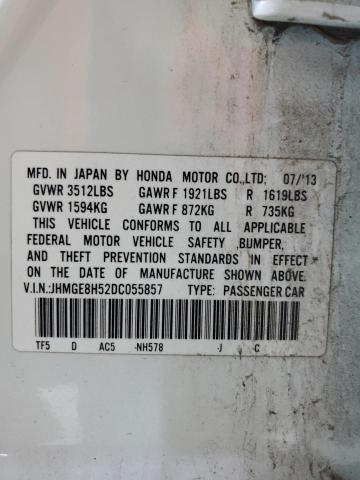 VIN JHMGE8H52DC055857 2013 Honda Fit, Sport no.12