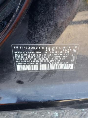 2019 VOLKSWAGEN JETTA S - 3VWC57BU9KM215431