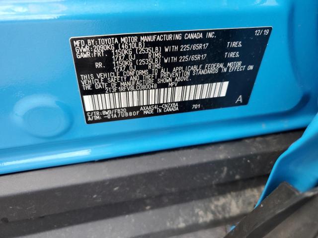 2020 TOYOTA RAV4 LE - 2T3F1RFV8LC080048