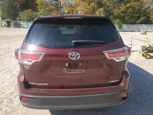 VIN 5TDYKRFH5GS169548 2016 Toyota Highlander, Limited no.6