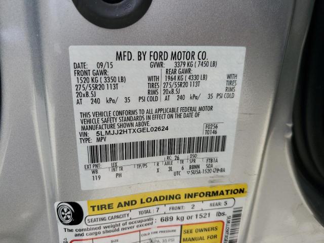 2016 LINCOLN NAVIGATOR - 5LMJJ2HTXGEL02624