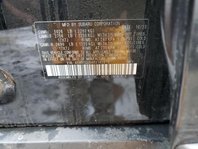 2024 SUBARU OUTBACK WI - 4S4BTGUD4R3185618