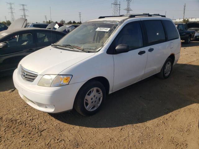 MAZDA MPV WAGON 2001 white  gas JM3LW28G010206405 photo #1