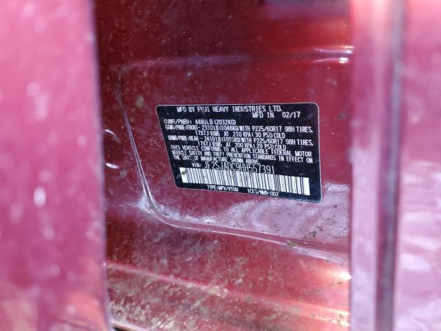 2017 SUBARU FORESTER 2 - JF2SJADC9HH557391