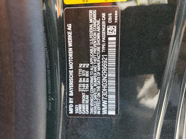 2022 MINI COOPER JOH WMW73DH03N2R66921