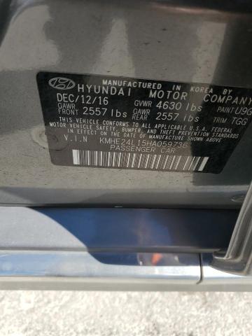2017 HYUNDAI SONATA HYB - KMHE24L15HA059736
