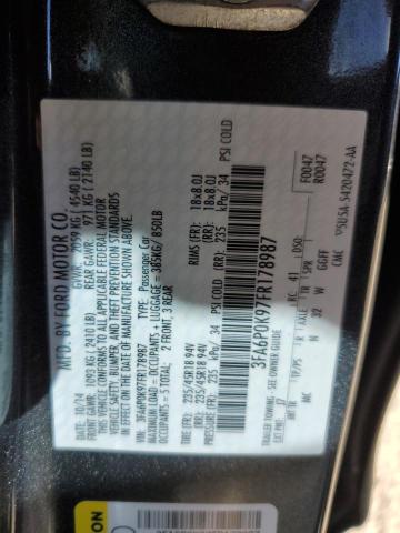 2015 FORD FUSION TIT - 3FA6P0K97FR178987