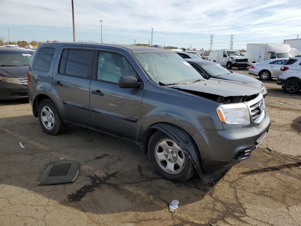 Lot #2923687602 2013 HONDA PILOT LX