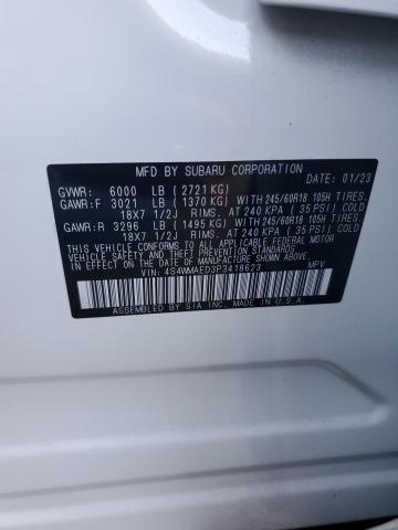 2023 SUBARU ASCENT PRE - 4S4WMAED3P3418623