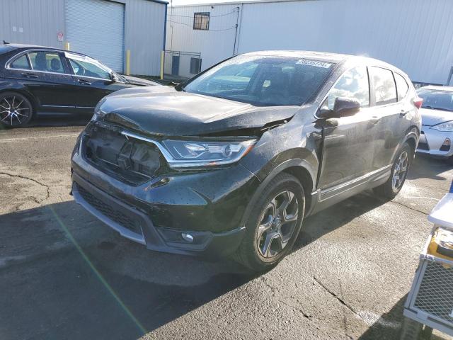 HONDA CR-V EXL 2018 black  gas 5J6RW1H80JA006053 photo #1