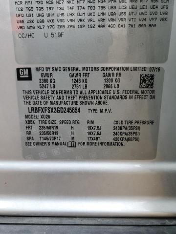 2016 BUICK ENVISION P - LRBFXFSX3GD245654