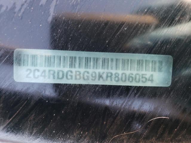 2019 DODGE GRAND CARA - 2C4RDGBG9KR806054