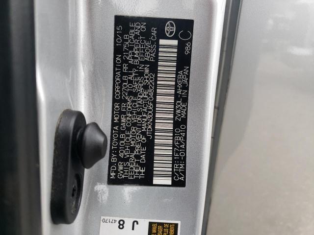 2015 TOYOTA PRIUS - JTDKN3DU6F0482202