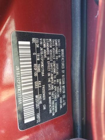 2019 NISSAN ROGUE SPOR - JN1BJ1CP3KW217064