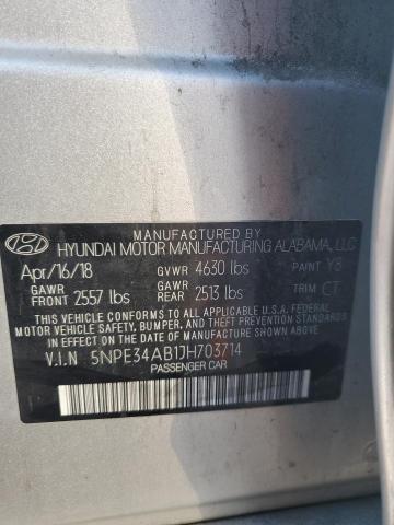 2018 HYUNDAI SONATA SPO - 5NPE34AB1JH703714