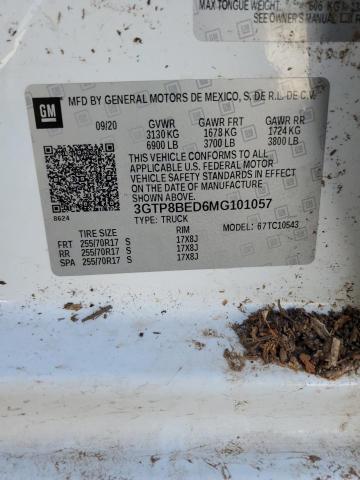 2021 GMC SIERRA C15 3GTP8BED6MG101057