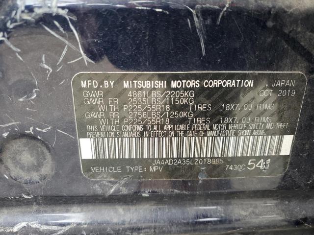 2020 MITSUBISHI OUTLANDER - JA4AD2A35LZ018985