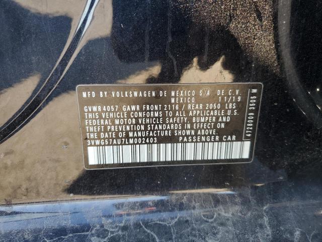 2020 VOLKSWAGEN GOLF 3VWG57AU7LM002403