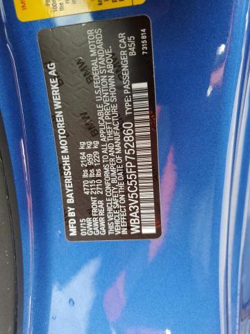 VIN WBA3V5C55FP752860 2015 BMW 4 Series, 428 I no.12