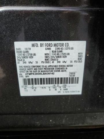 2020 FORD EDGE TITAN - 2FMPK3K95LBA36142