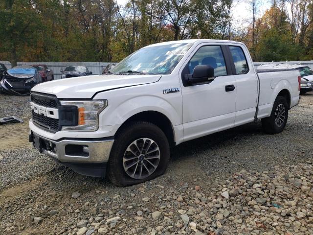 FORD F150 SUPER 2019 white  gas 1FTEX1CB7KFA75640 photo #1