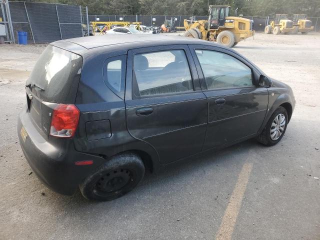 CHEVROLET AVEO BASE 2007 black  gas KL1TD666X7B713445 photo #4