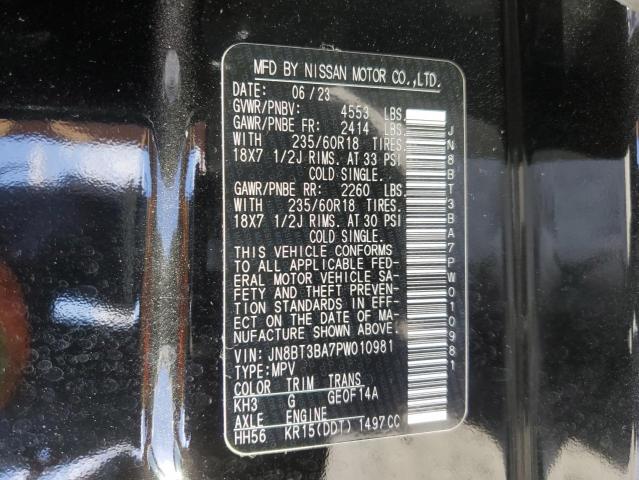 2023 NISSAN ROGUE SV - JN8BT3BA7PW010981